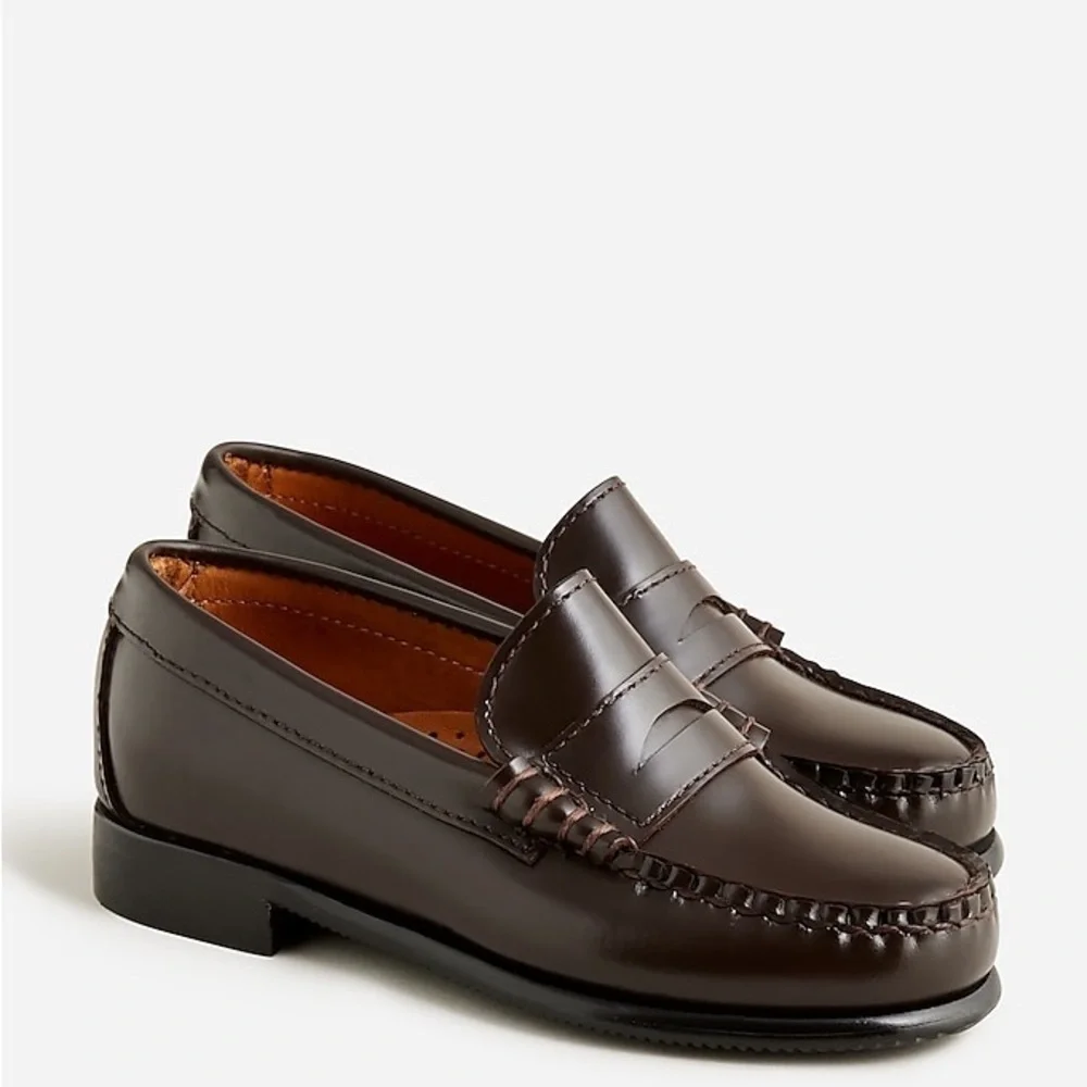 J Crew Kids' penny loafers in leather BS586